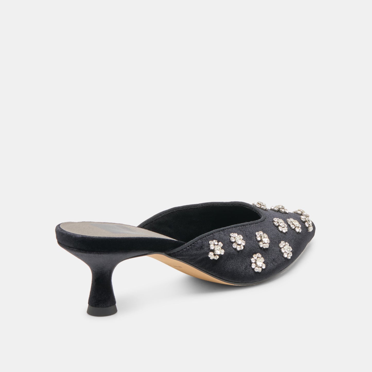 Clara Nero Velvet Heels - Dolce Vita