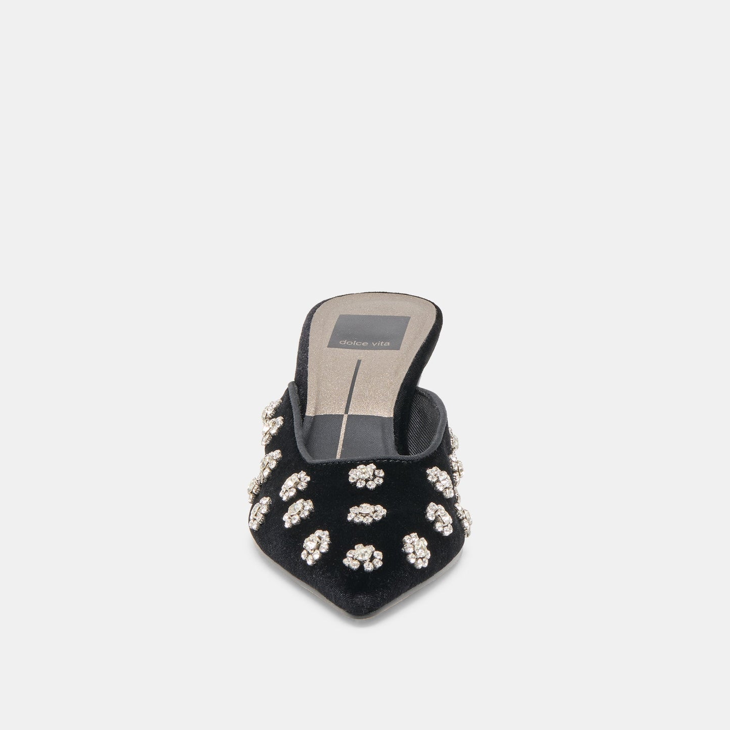 Clara Nero Velvet Heels - Dolce Vita