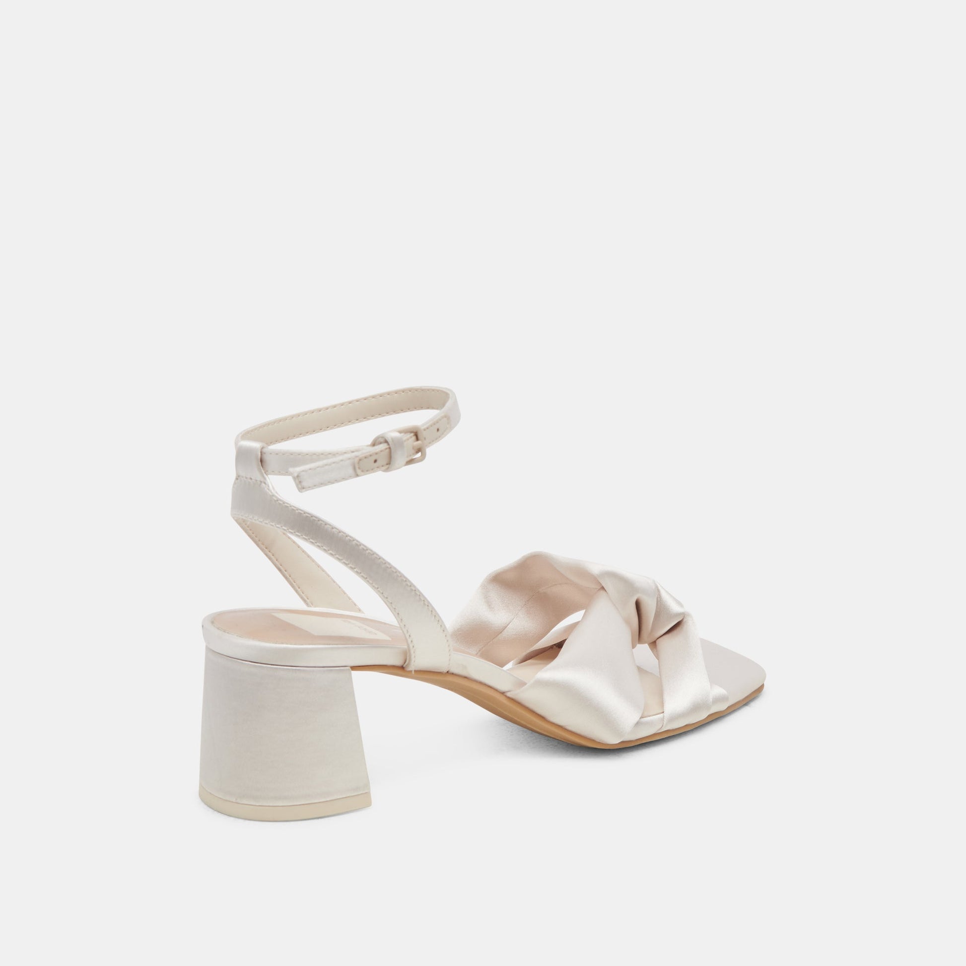Brenna Ivory Satin Heels - Dolce Vita