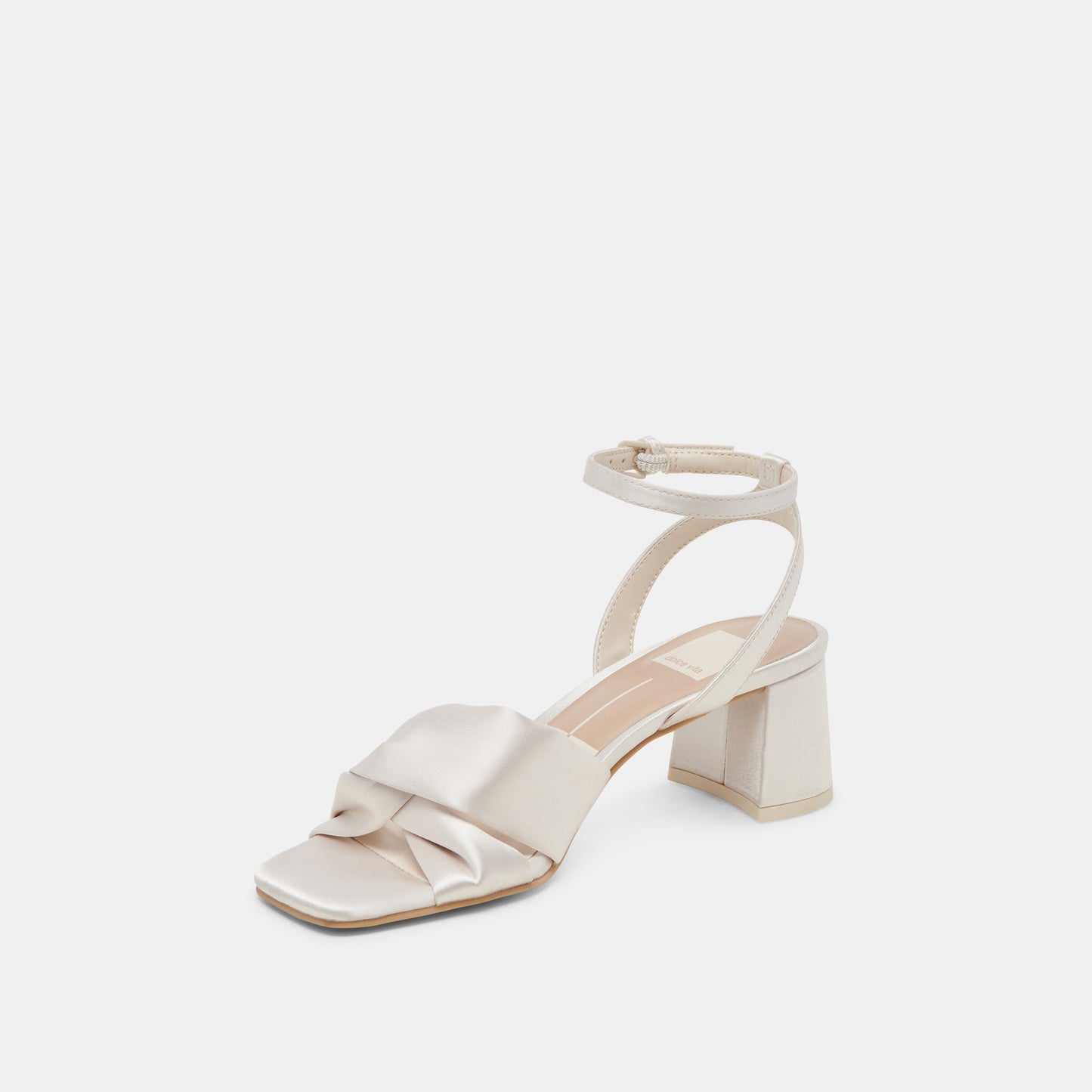 Brenna Ivory Satin Heels - Dolce Vita