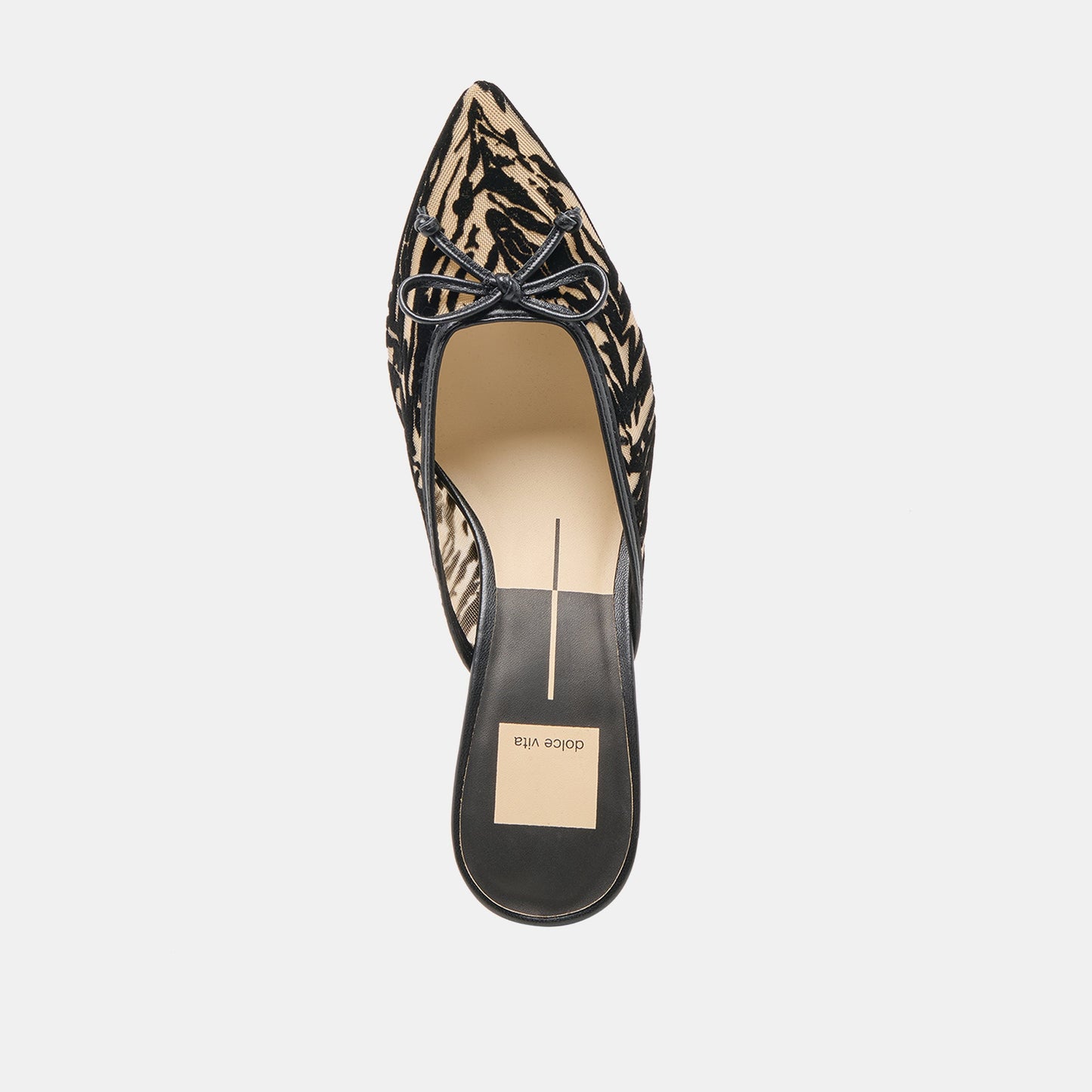 Cleo Zebra Velvet Mesh Heels - Dolce Vita