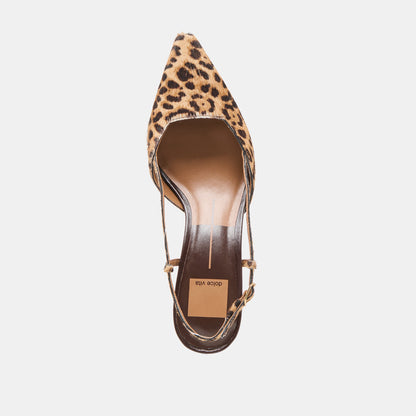 Odela Dk Leopard Calf Hair Heels - Dolce Vita