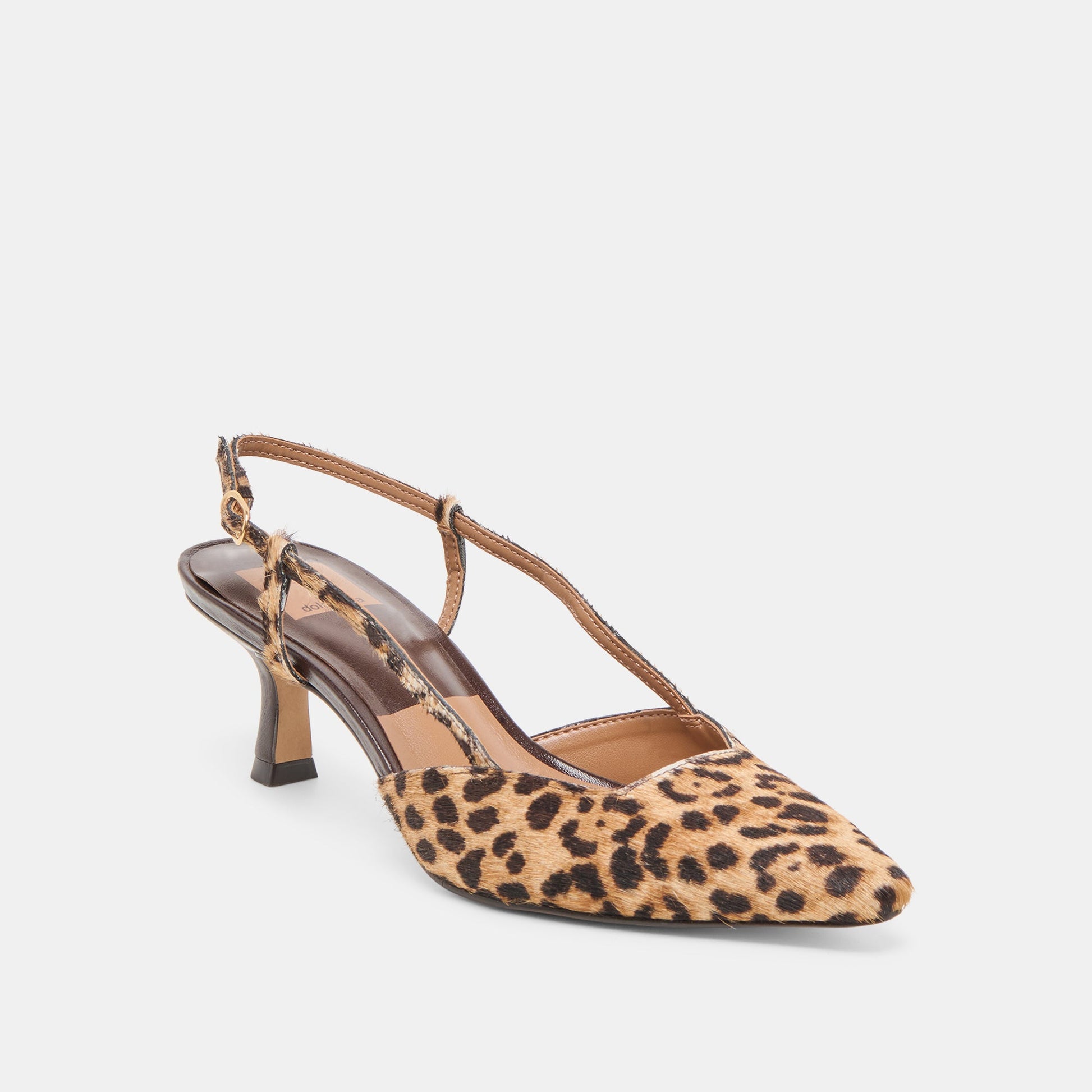 Odela Dk Leopard Calf Hair Heels - Dolce Vita