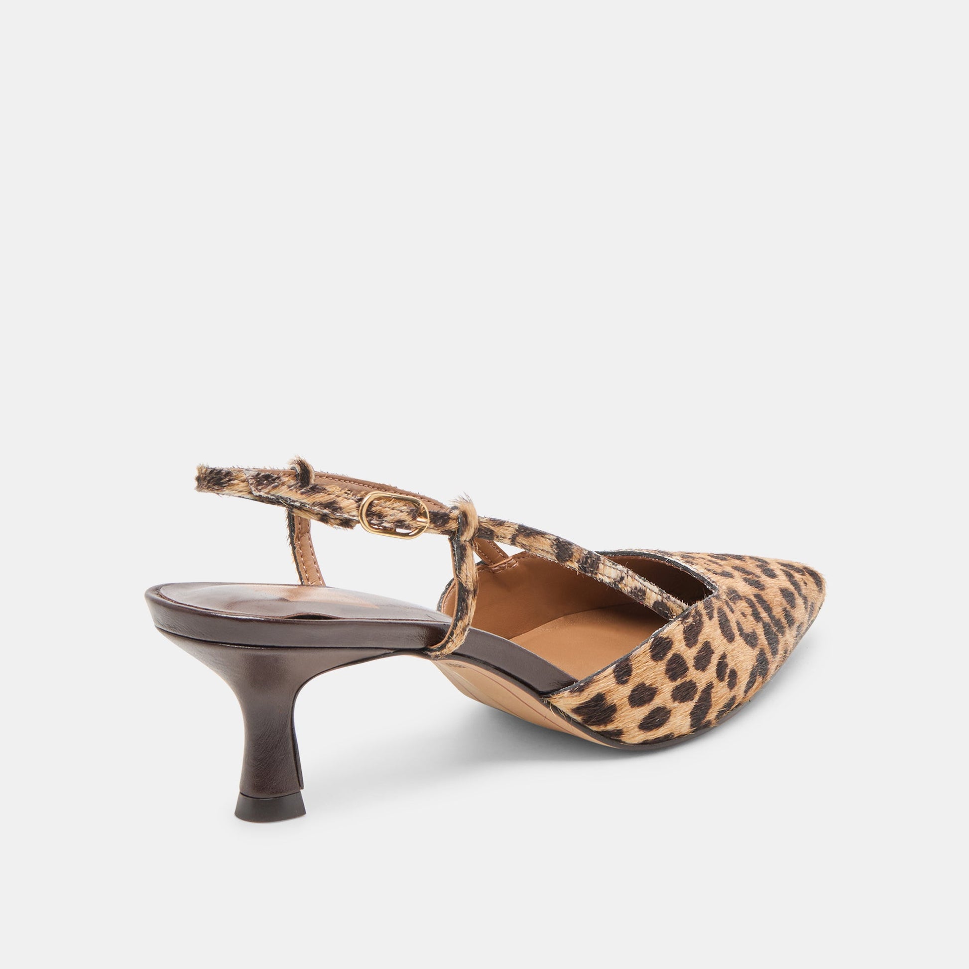 Odela Dk Leopard Calf Hair Heels - Dolce Vita