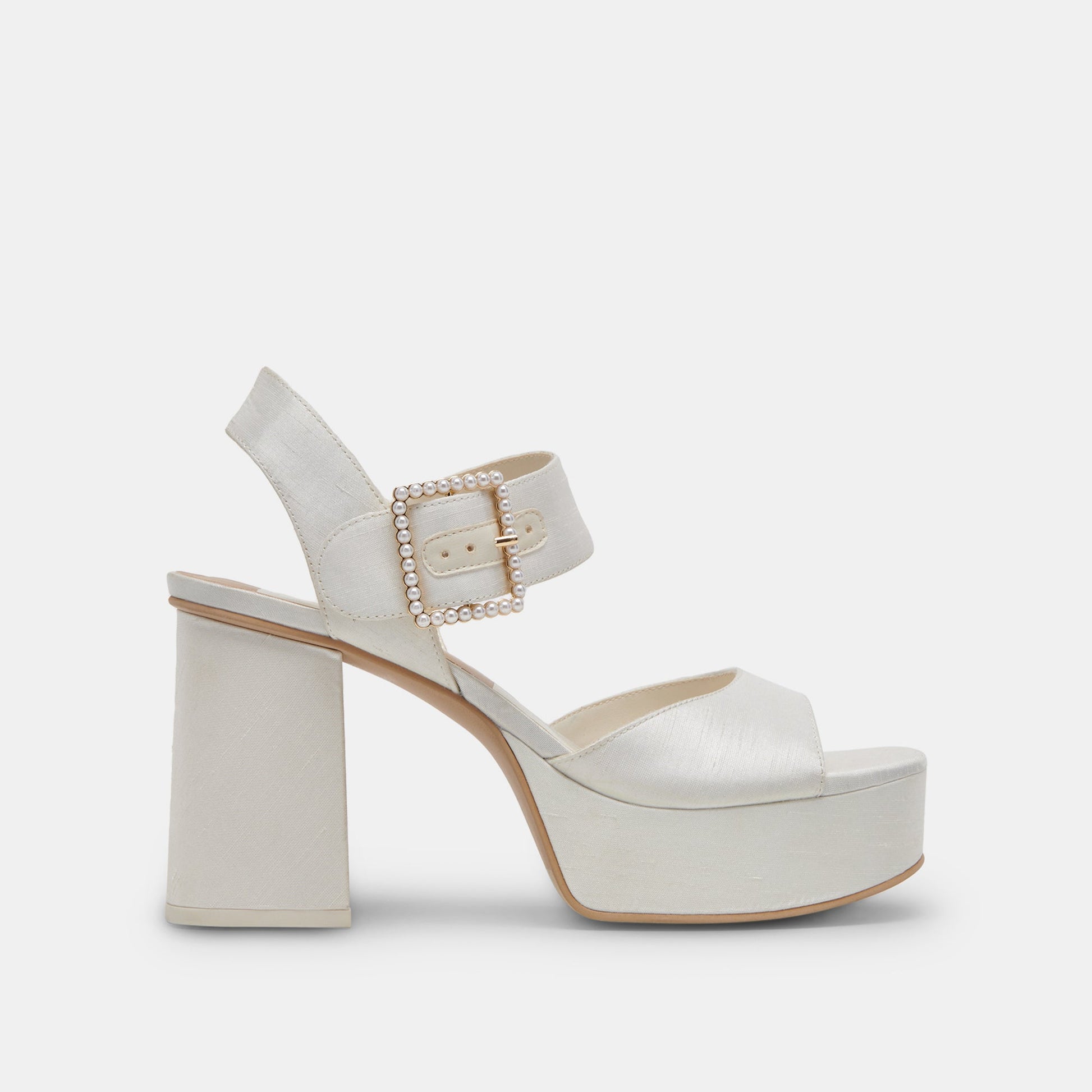 Bobby Pearl White Pearl Heels - Dolce Vita