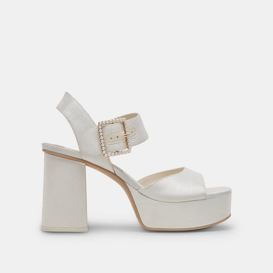 Bobby Pearl White Pearl Heels - Dolce Vita