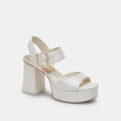 Bobby Pearl White Pearl Heels - Dolce Vita