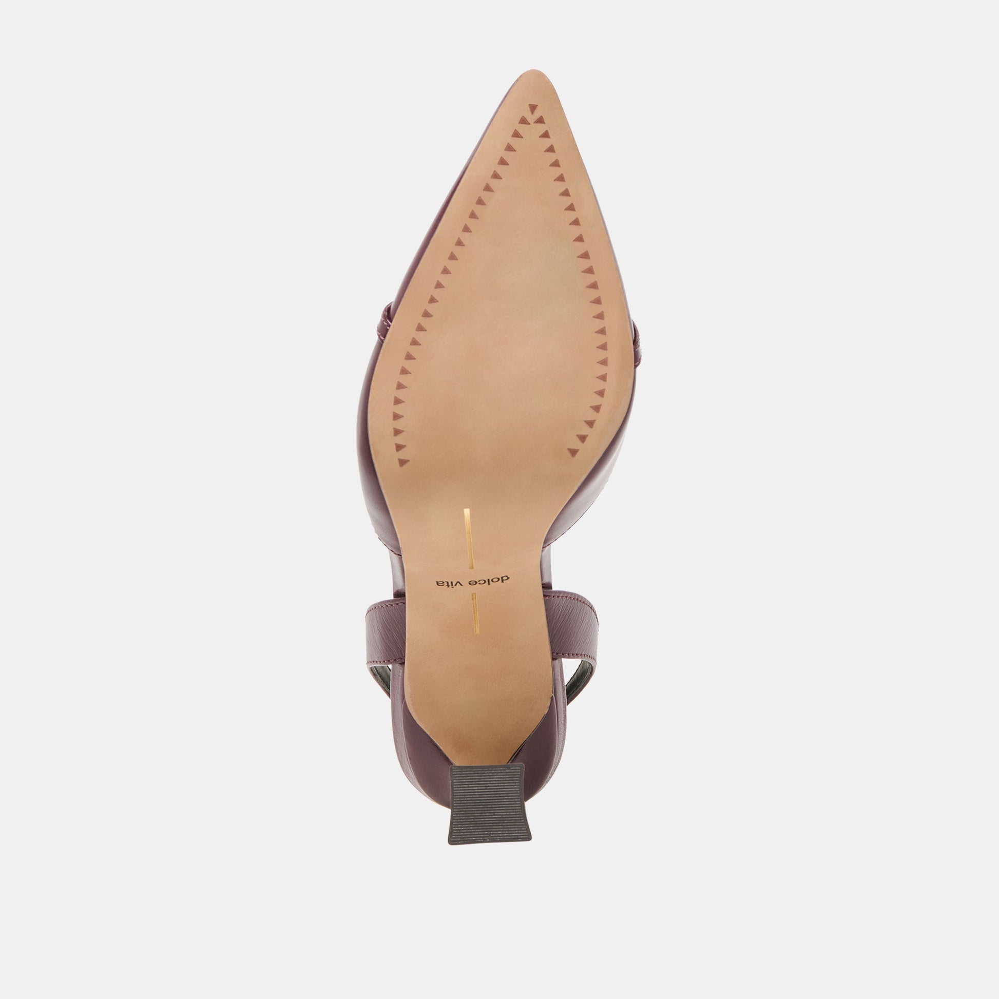 Malik Cranberry Crinkle Patent Heels - Dolce Vita