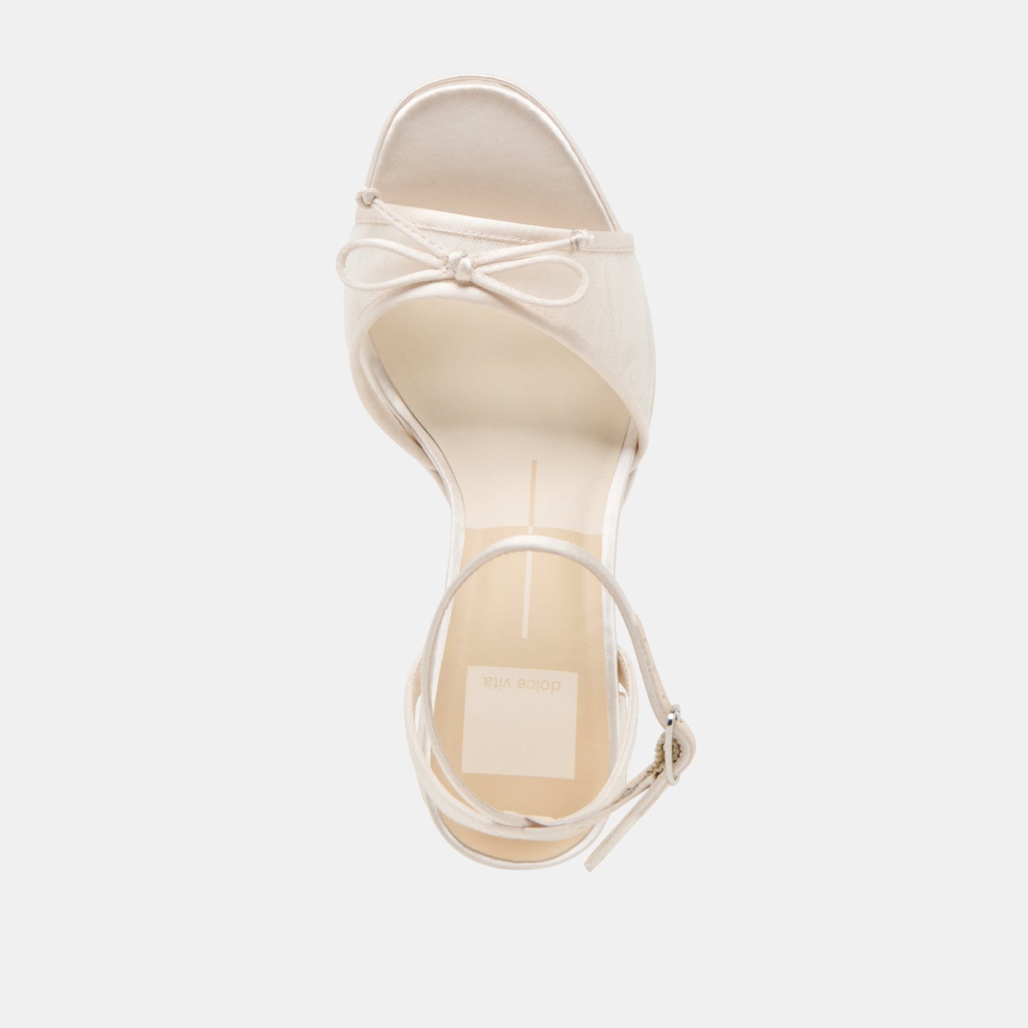 Pandor White Tulle Heels - Dolce Vita