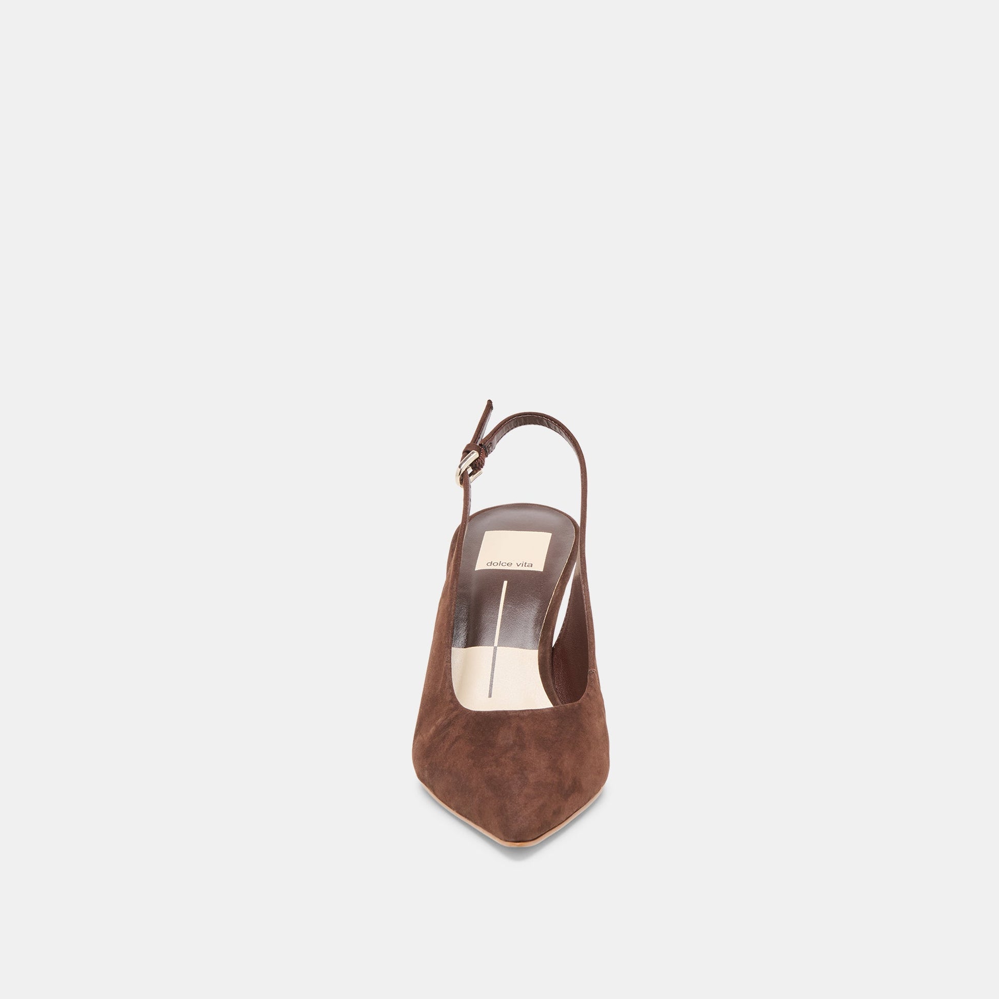 Elasi Dk Brown Nubuck Heels - Dolce Vita