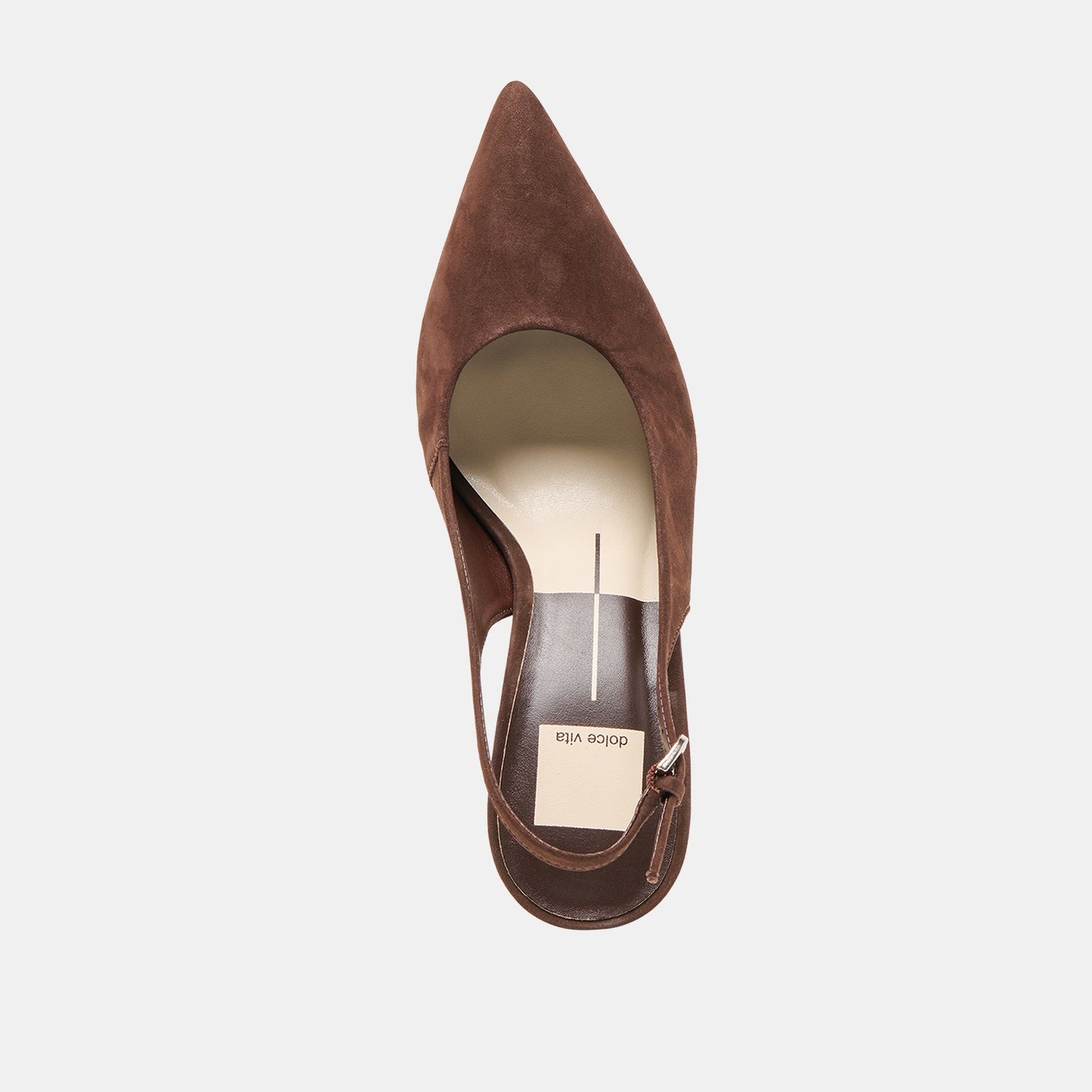 Elasi Dk Brown Nubuck Heels - Dolce Vita