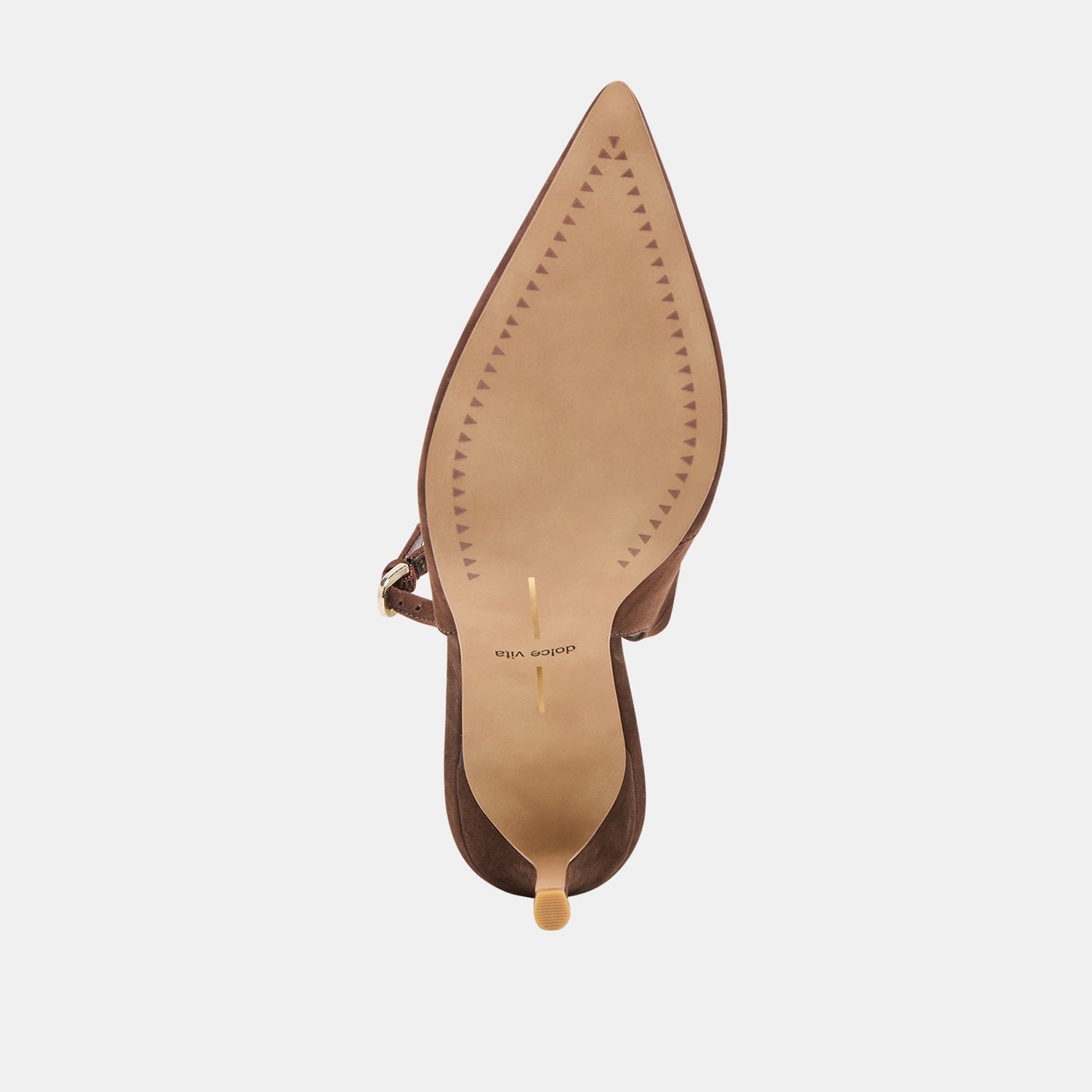 Elasi Dk Brown Nubuck Heels - Dolce Vita