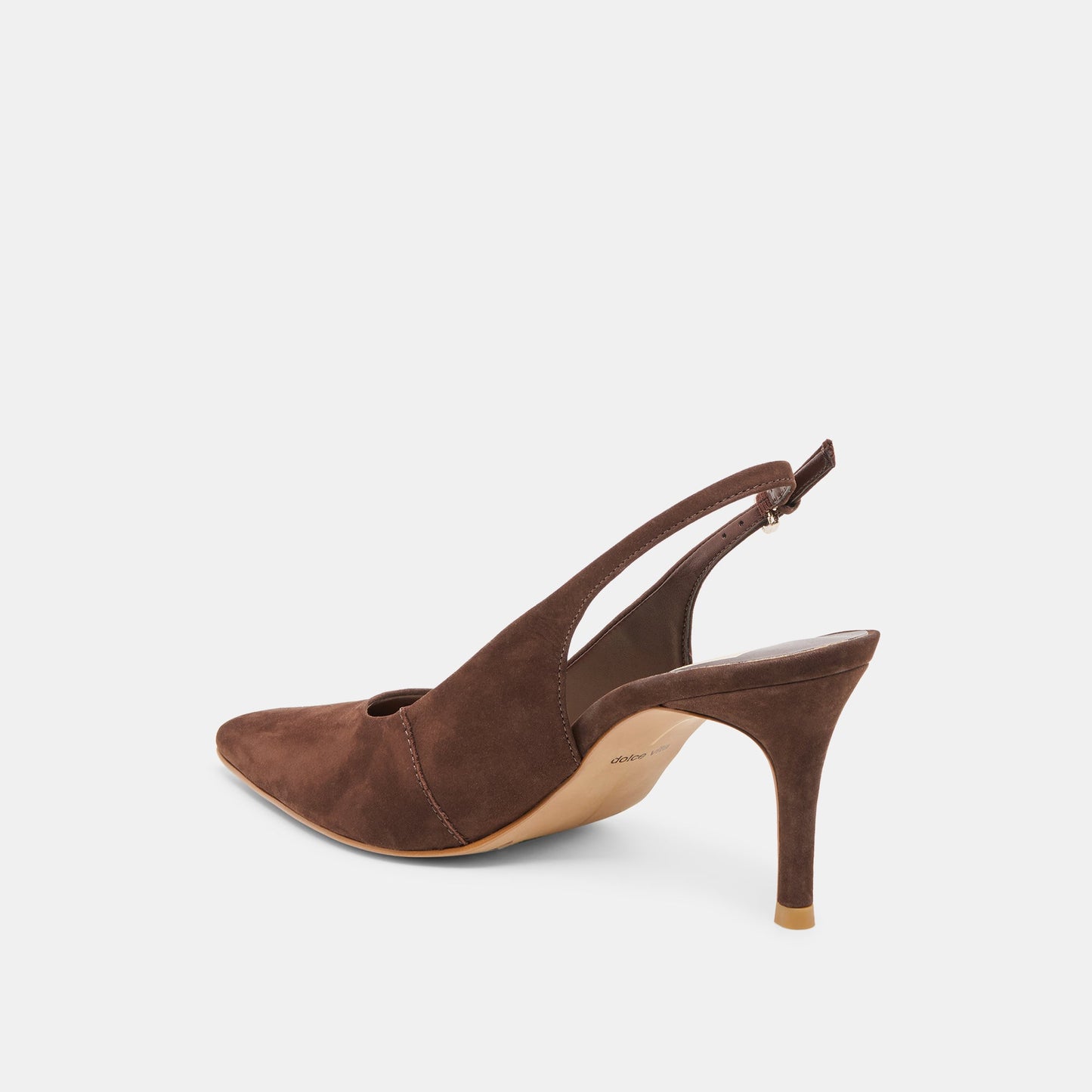 Elasi Dk Brown Nubuck Heels - Dolce Vita