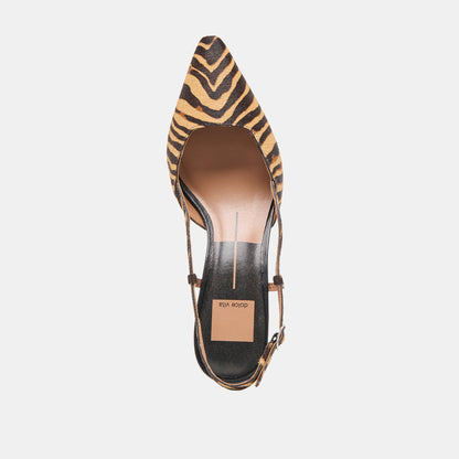 Odela Tiger Calf Hair Heels - Dolce Vita