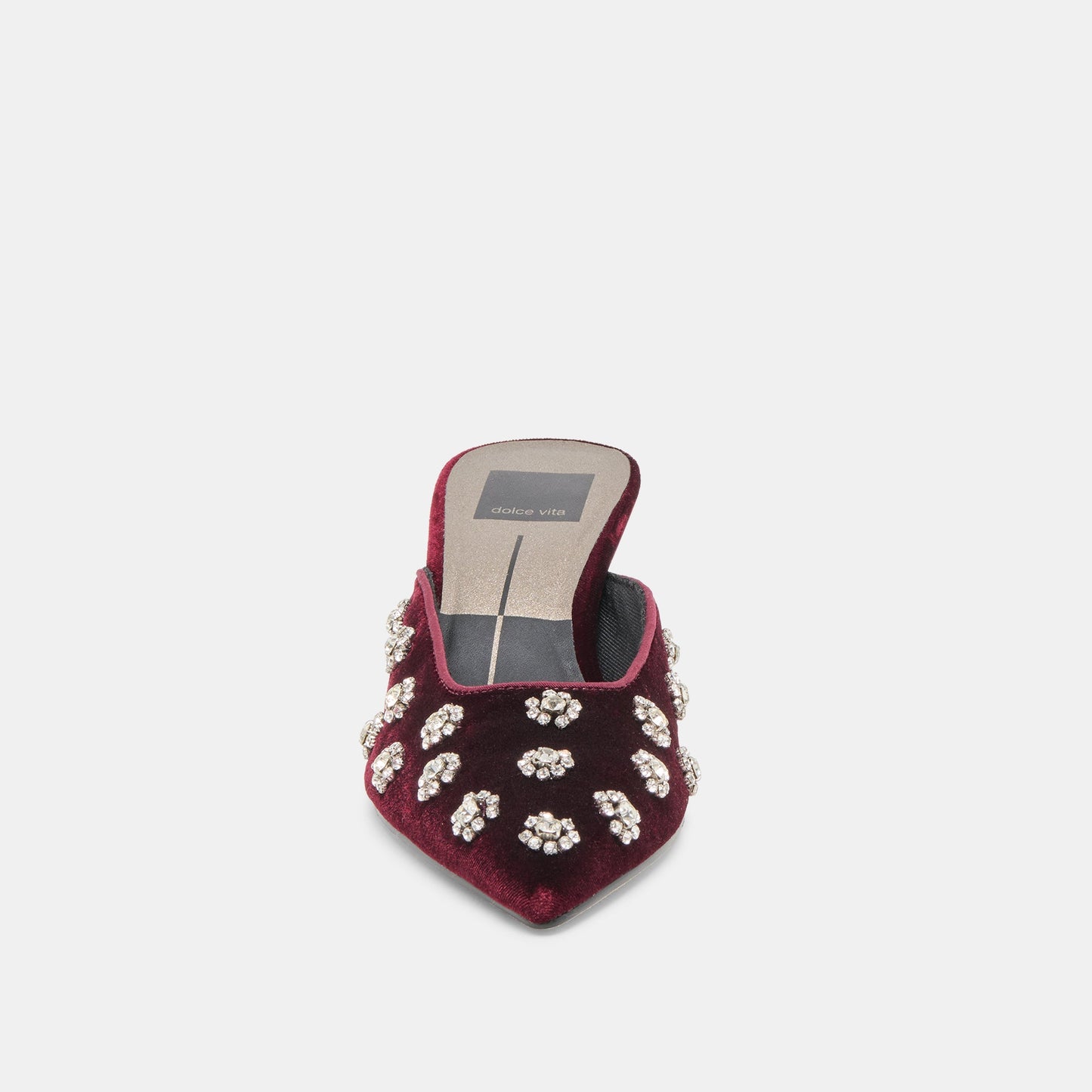 Clara Bordeaux Velvet Heels - Dolce Vita