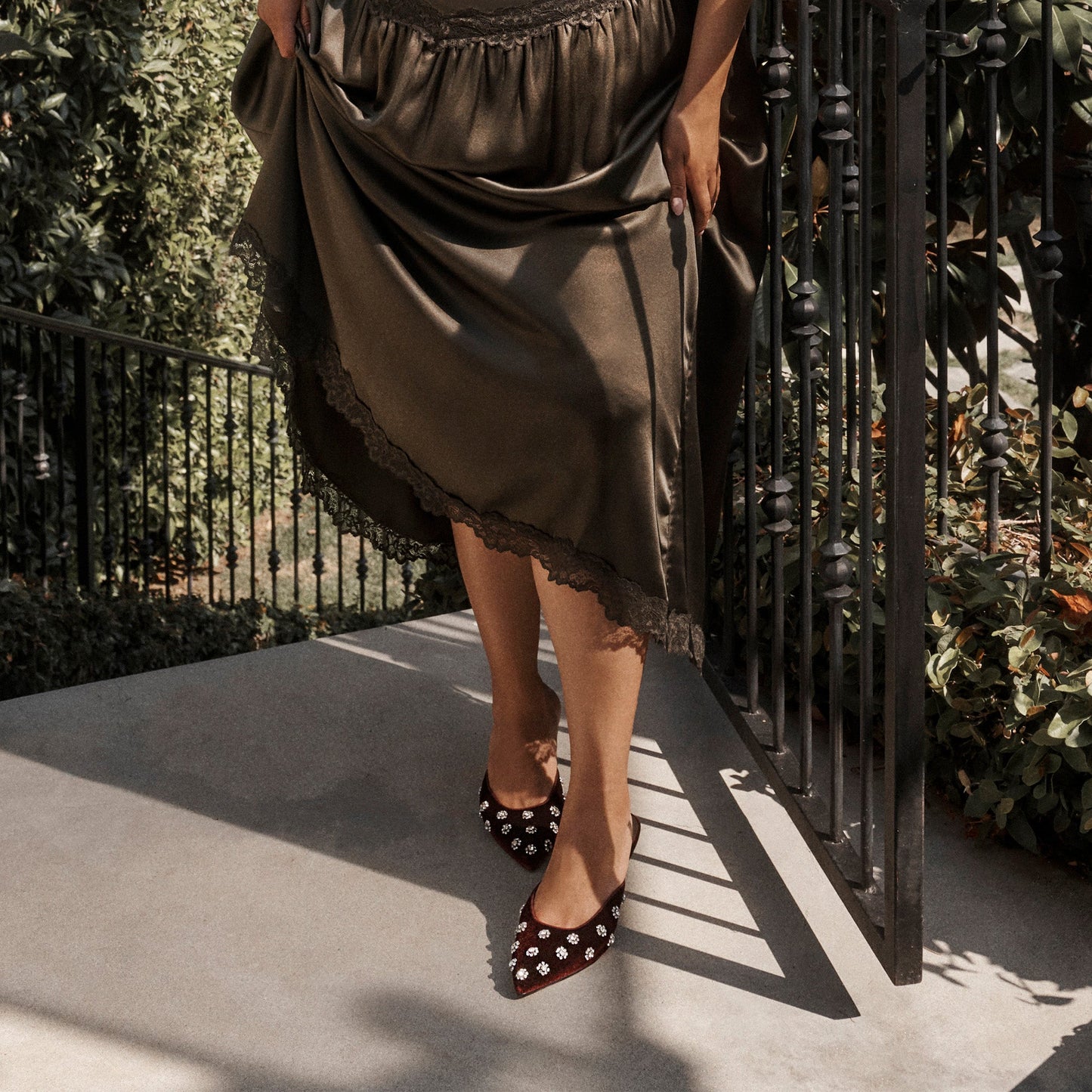 Clara Bordeaux Velvet Heels - Dolce Vita