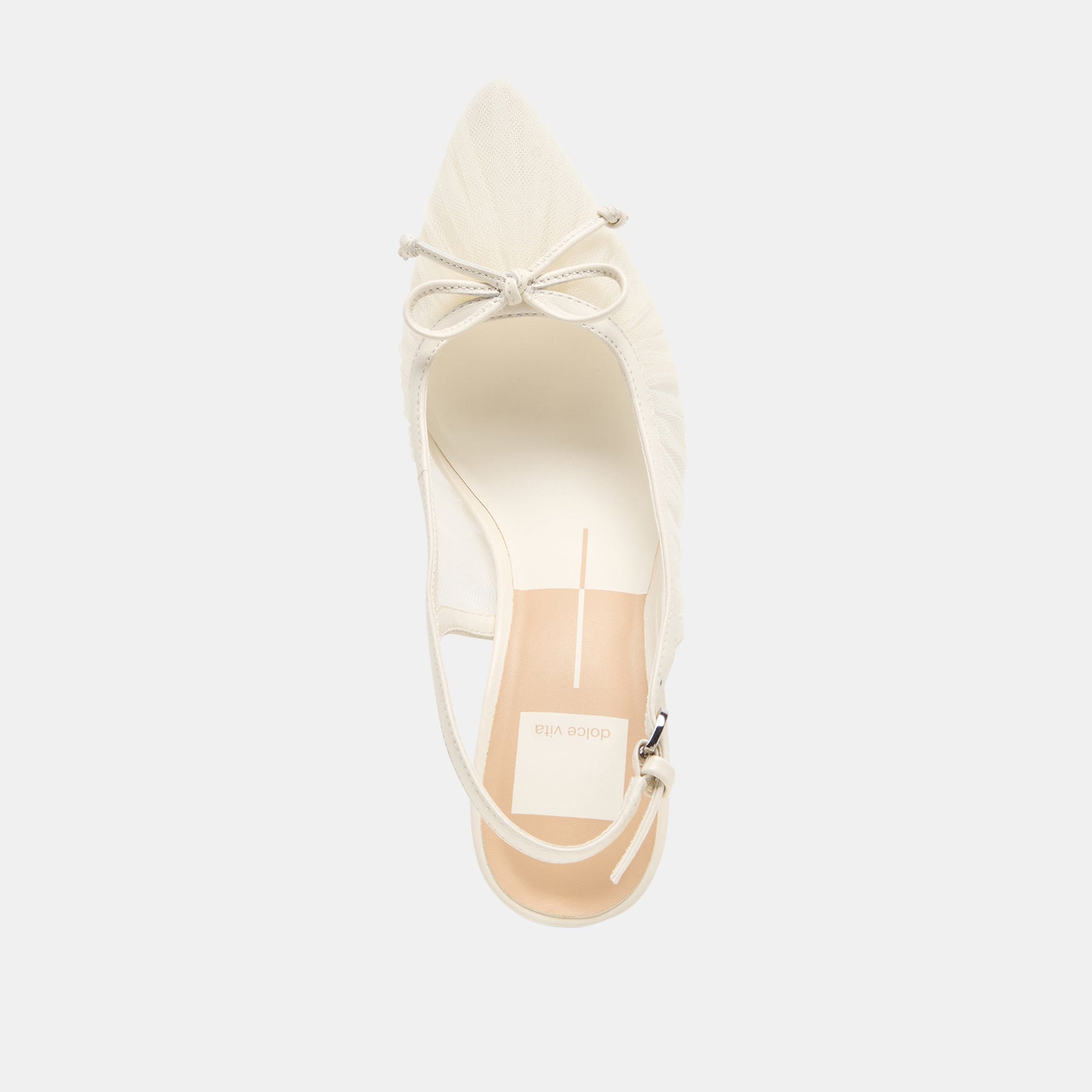 Yela White Tulle Heels - Dolce Vita