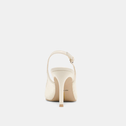 Yela White Tulle Heels - Dolce Vita