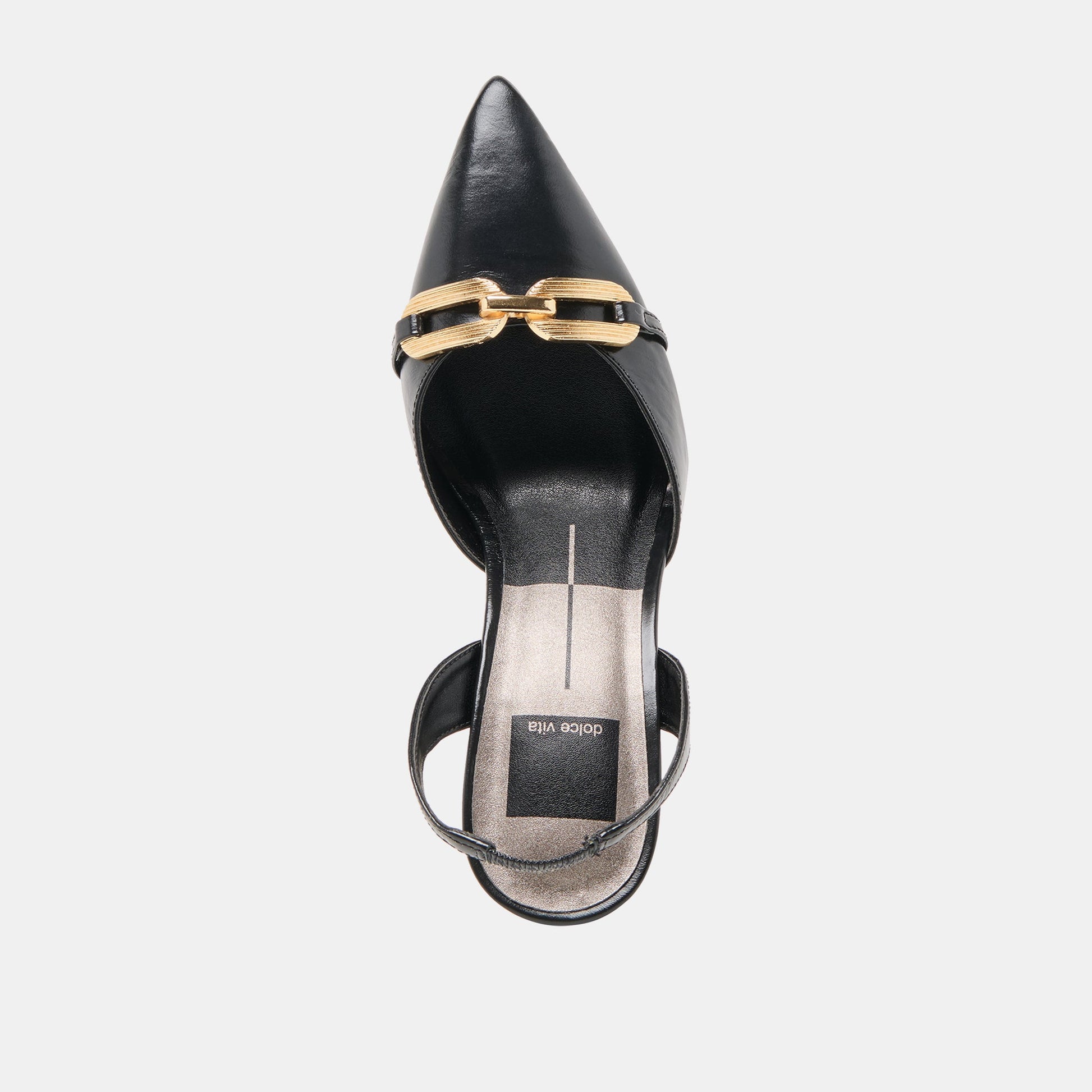 Malik Midnight Crinkle Patent Heels - Dolce Vita