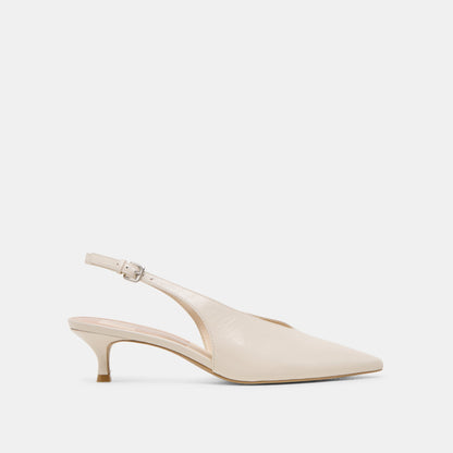 ALENNA HEELS BONE CRINKLE PATENT - Dolce Vita
