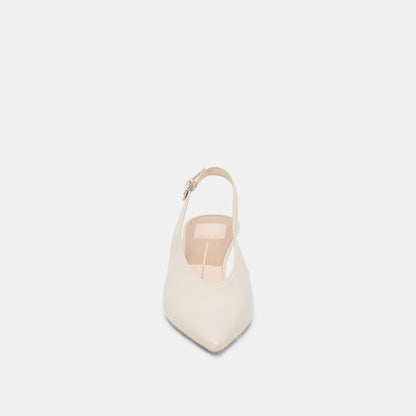 ALENNA HEELS BONE CRINKLE PATENT - Dolce Vita