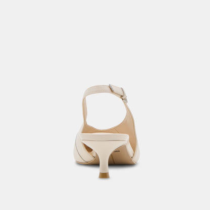 ALENNA HEELS BONE CRINKLE PATENT - Dolce Vita