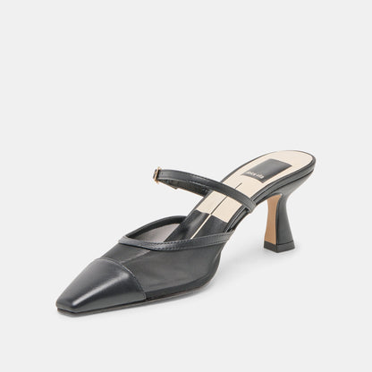 Loyd Onyx Mesh Heels - Dolce Vita