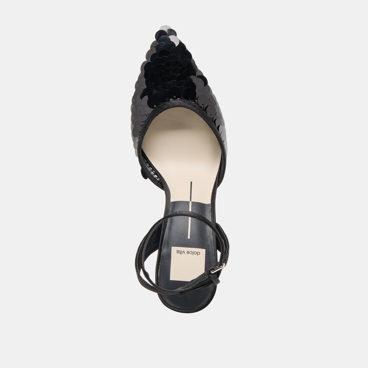 Elizza Confetti Onyx Woven Mesh Heels - Dolce Vita
