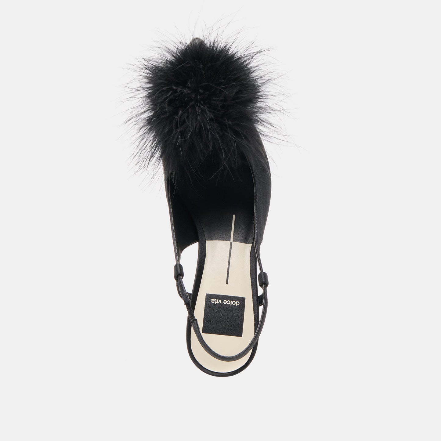 Kamy Onyx Satin Heels - Dolce Vita