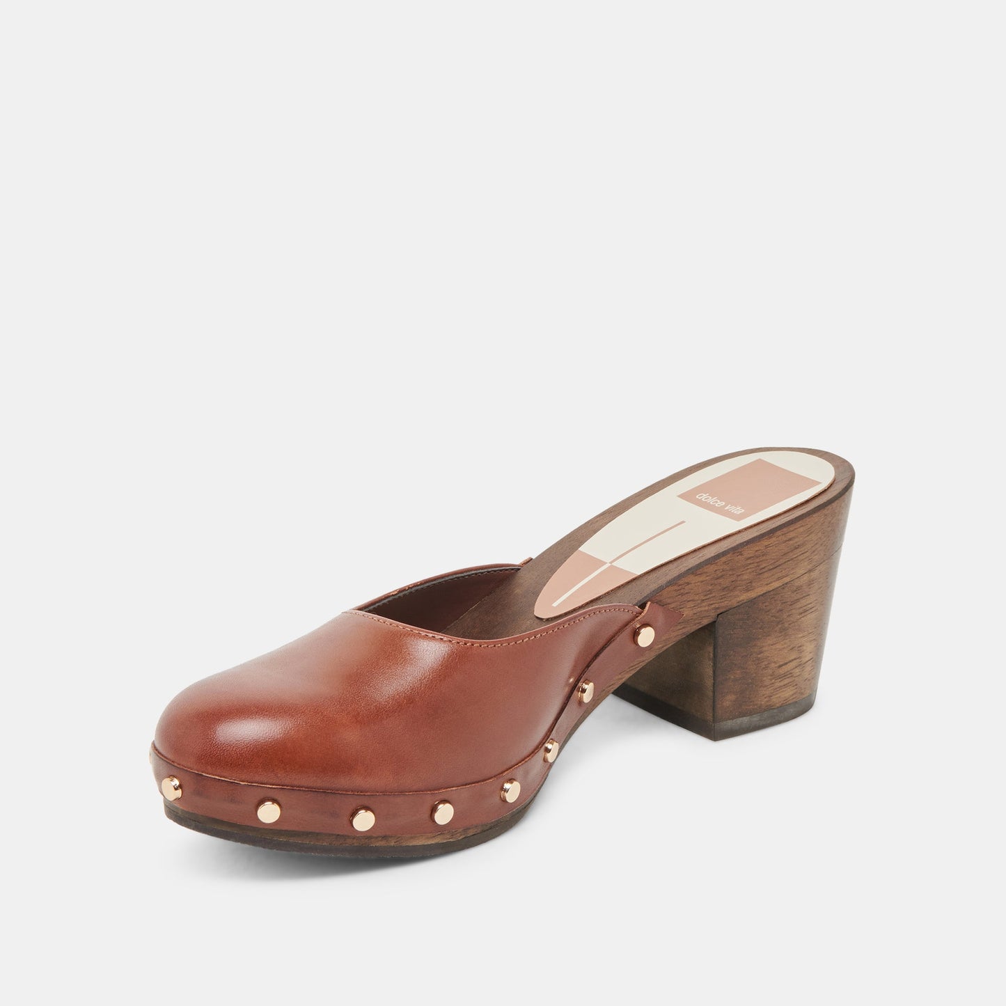 CAMYN HEELS BROWN LEATHER - Dolce Vita