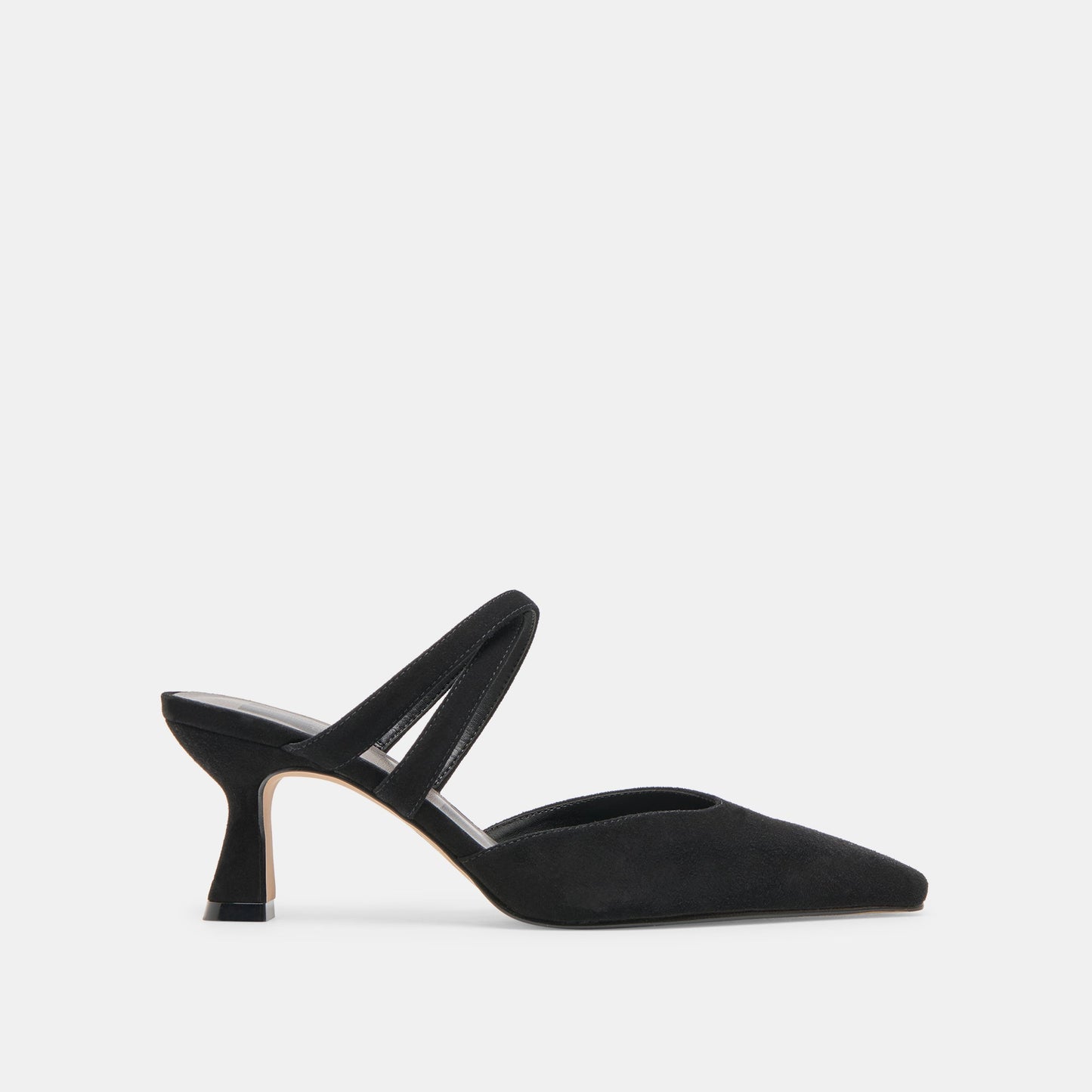 Linore Onyx Suede Heels - Dolce Vita