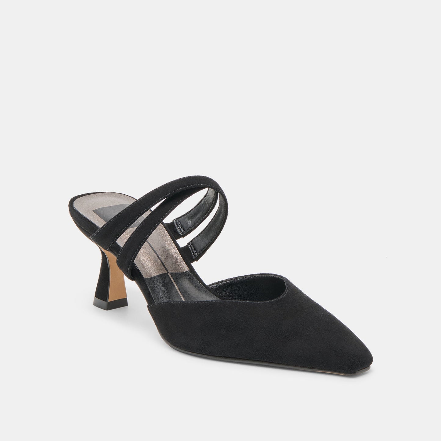 Linore Onyx Suede Heels - Dolce Vita