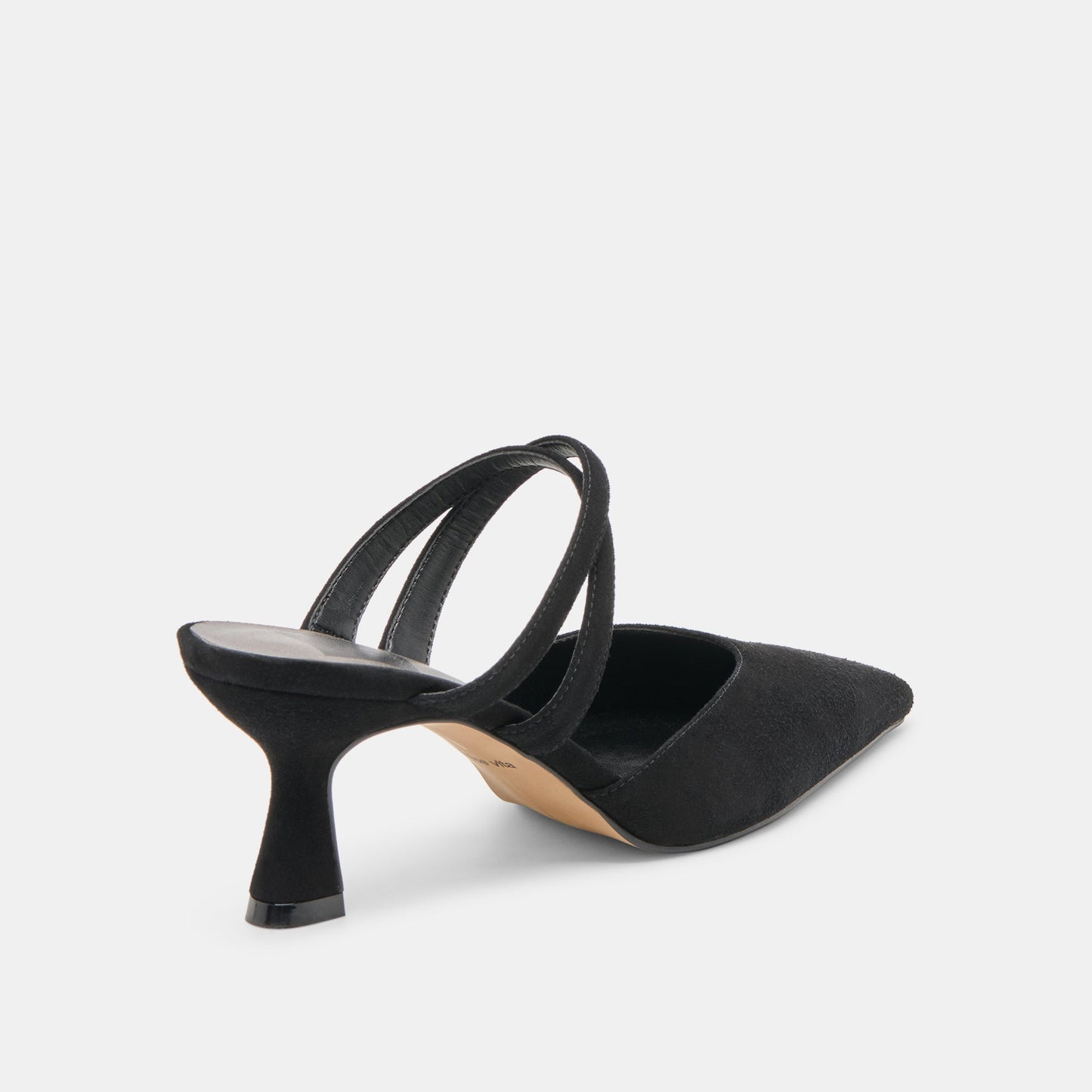 Linore Onyx Suede Heels - Dolce Vita