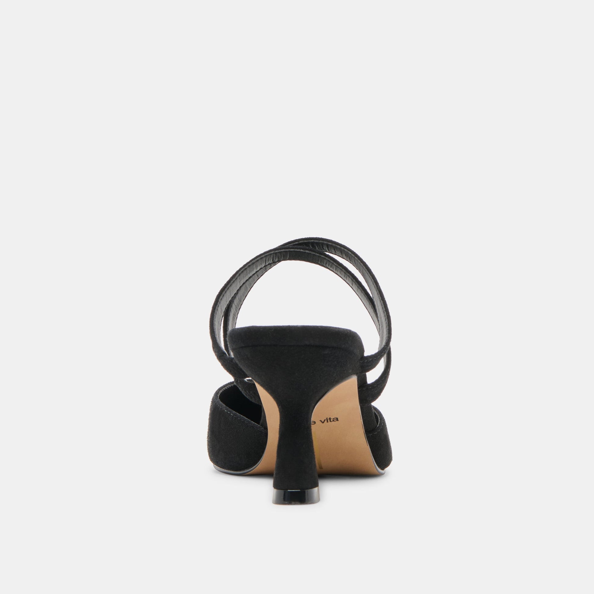 Linore Onyx Suede Heels - Dolce Vita