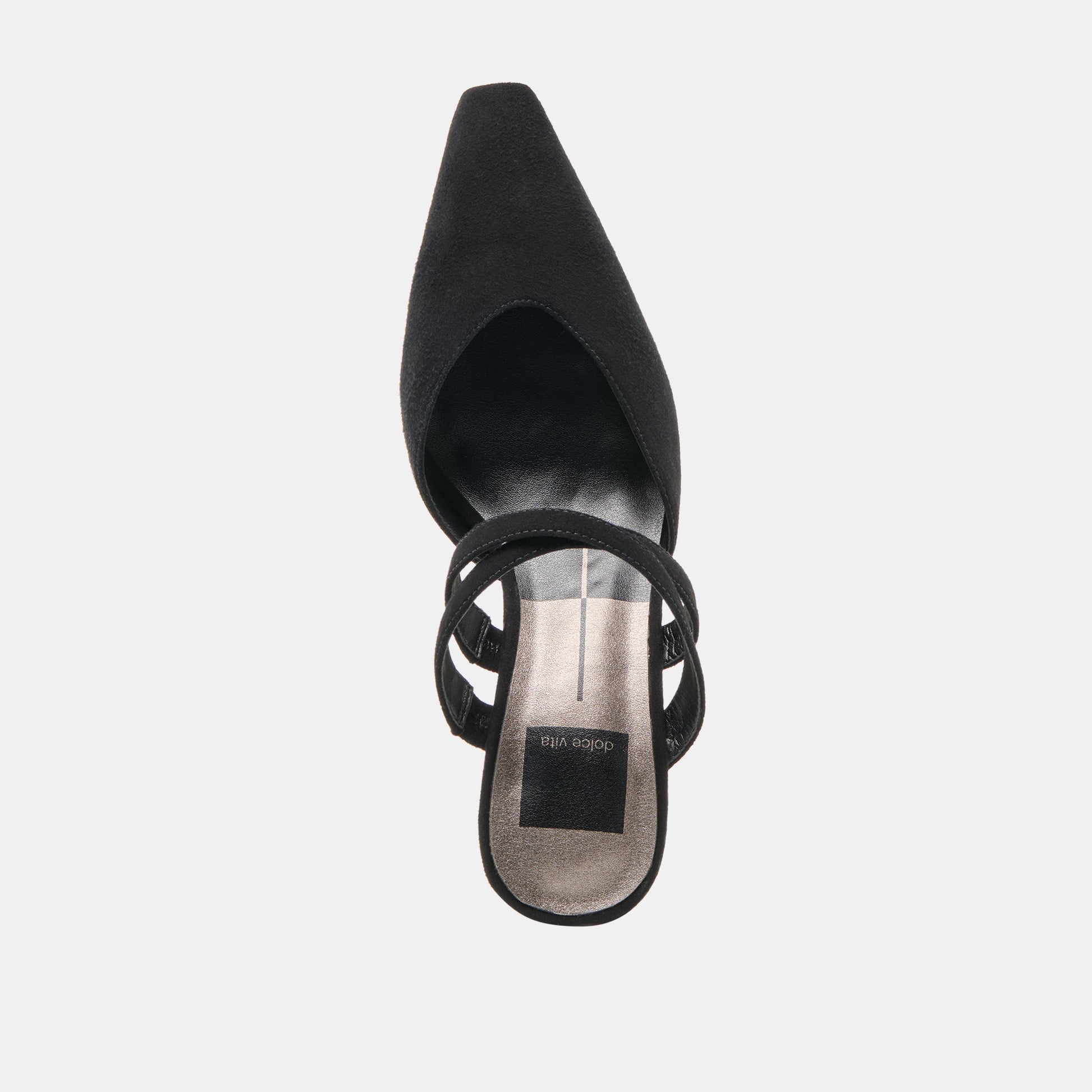 Linore Onyx Suede Heels - Dolce Vita