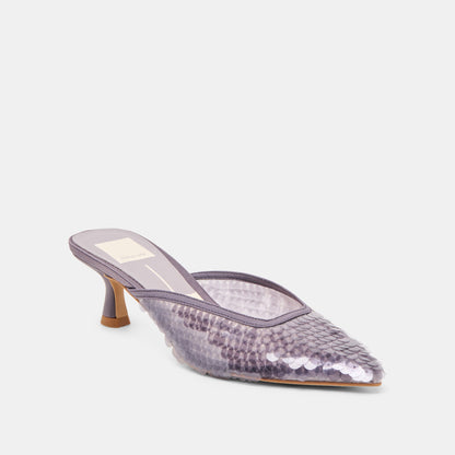 Cleo Smoke Sequin Heels - Dolce Vita
