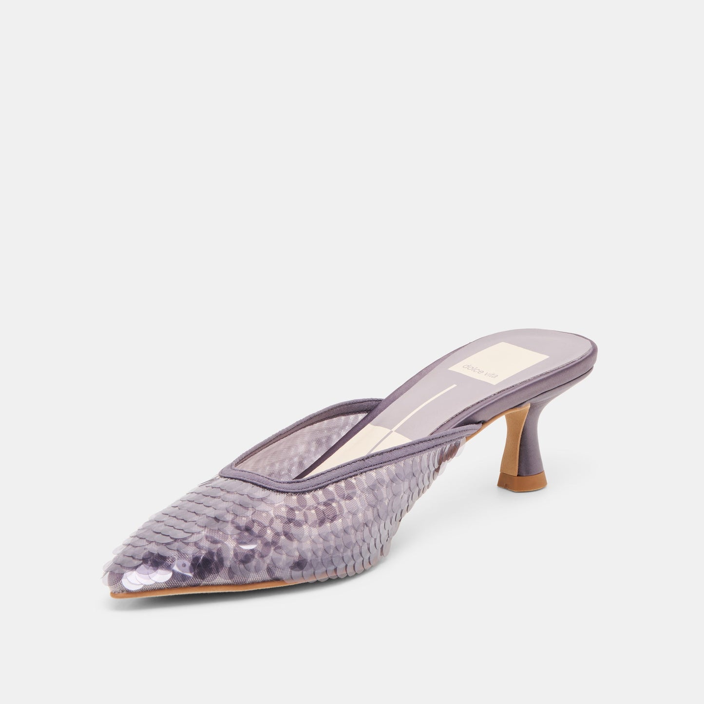 Cleo Smoke Sequin Heels - Dolce Vita