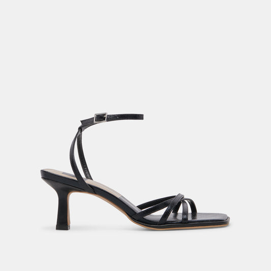 MANJI HEELS MIDNIGHT PATENT LEATHER - Dolce Vita