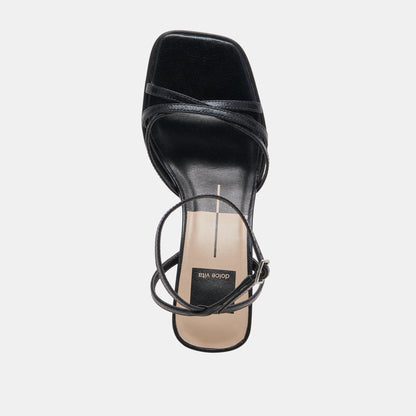 MANJI HEELS MIDNIGHT PATENT LEATHER - Dolce Vita