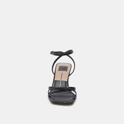 MANJI HEELS MIDNIGHT PATENT LEATHER - Dolce Vita