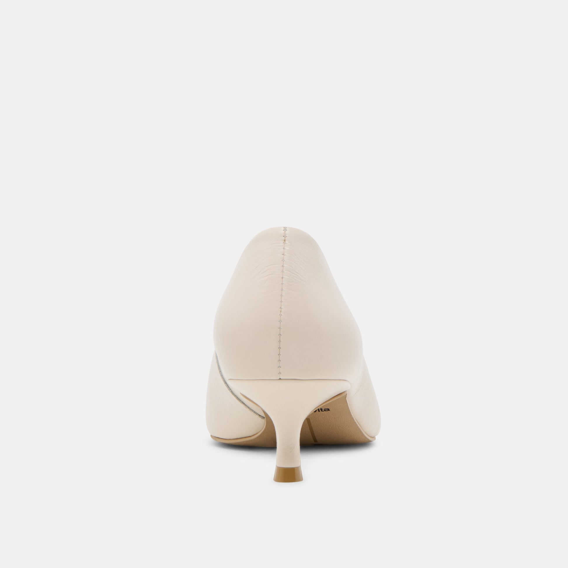 ALWYN HEELS BONE CRINKLE PATENT - Dolce Vita