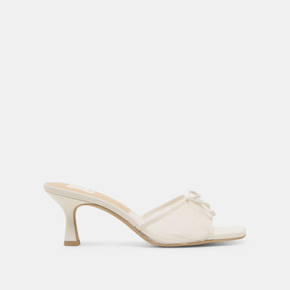Galen White Tulle Heels - Dolce Vita
