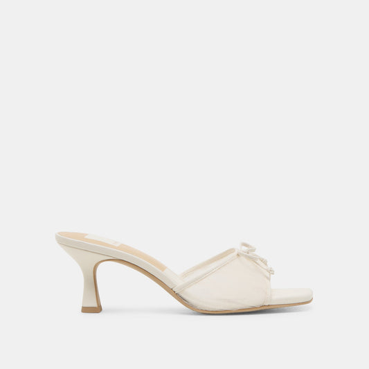 Galen White Tulle Heels - Dolce Vita