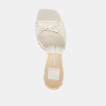 Galen White Tulle Heels - Dolce Vita