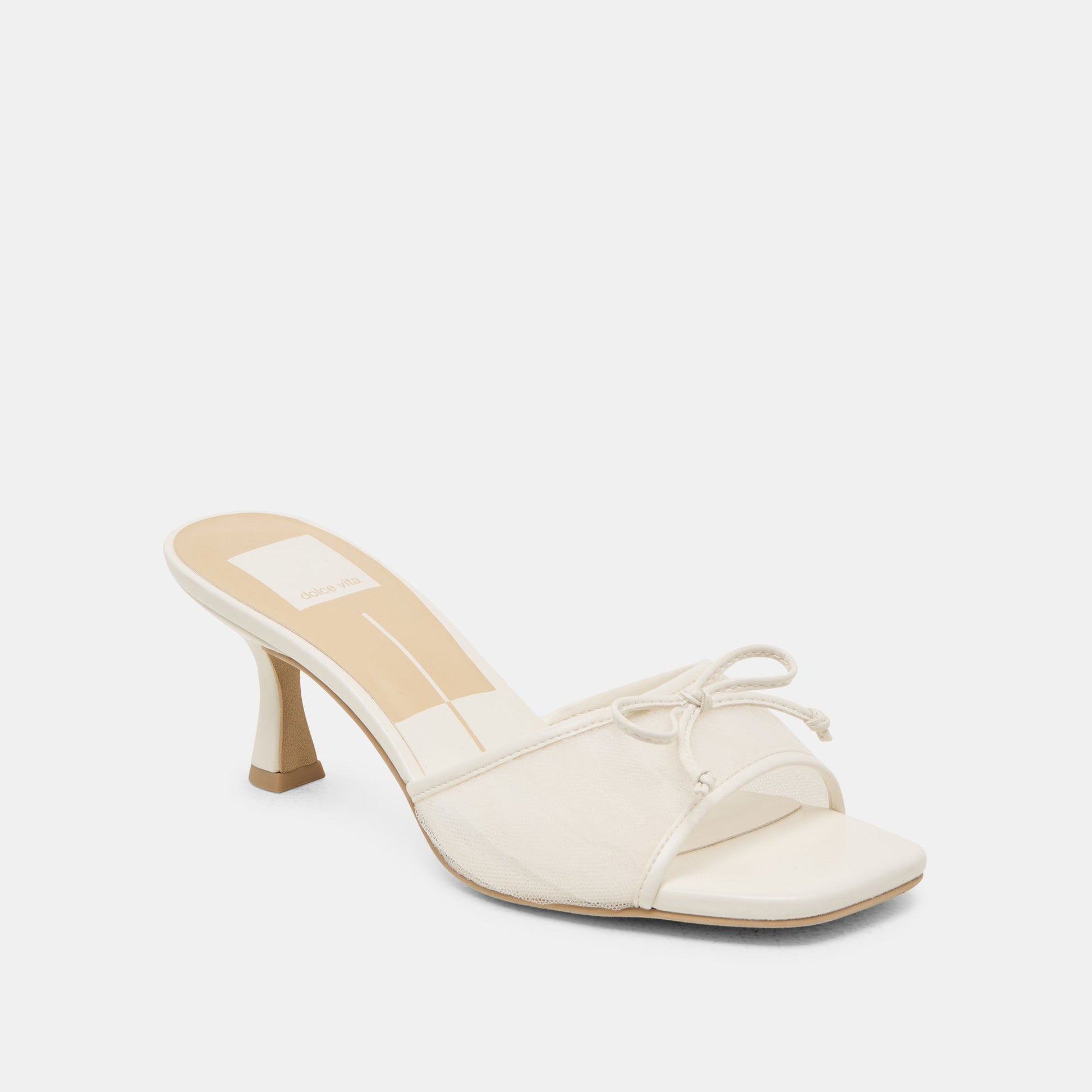 Galen White Tulle Heels - Dolce Vita