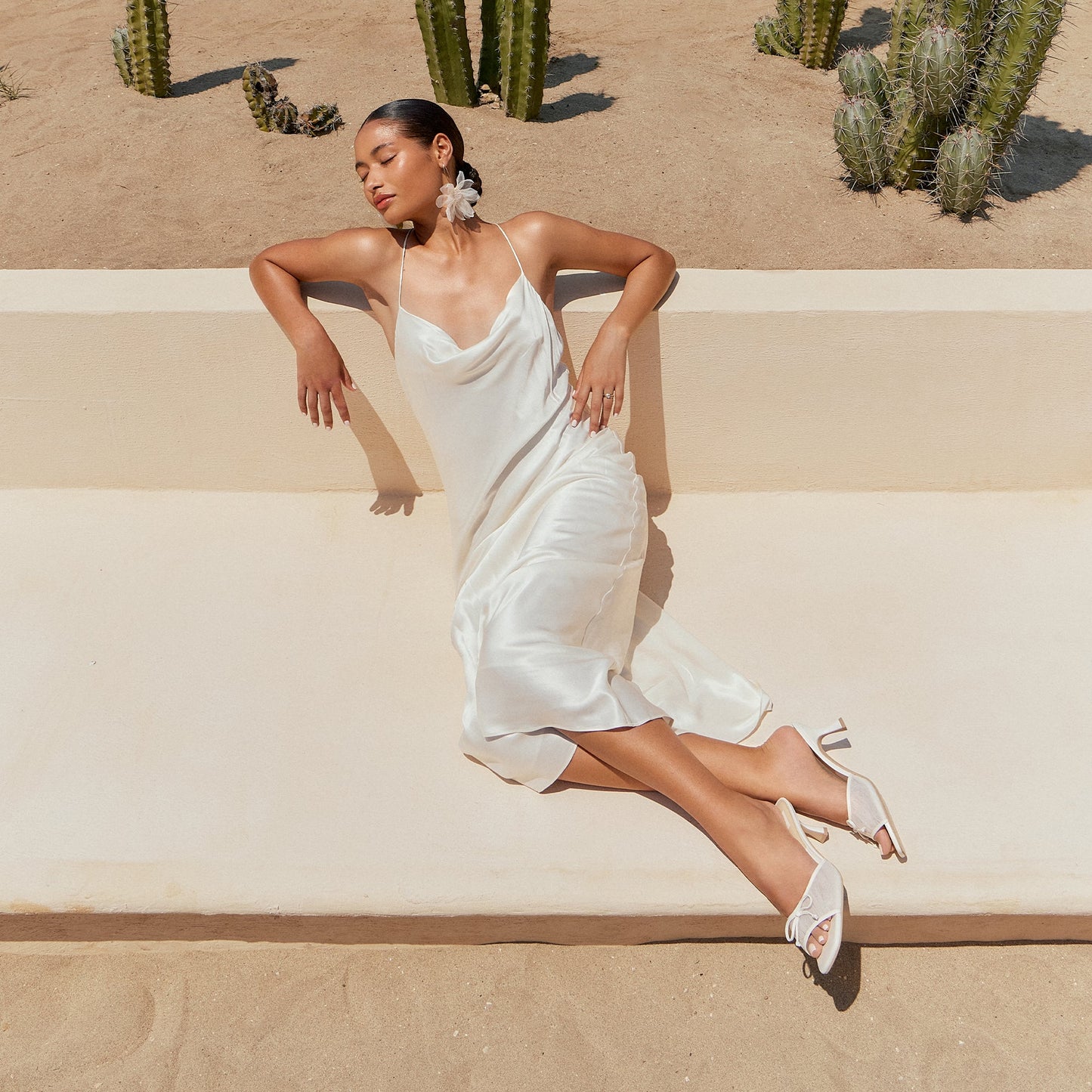 Galen White Tulle Heels - Dolce Vita