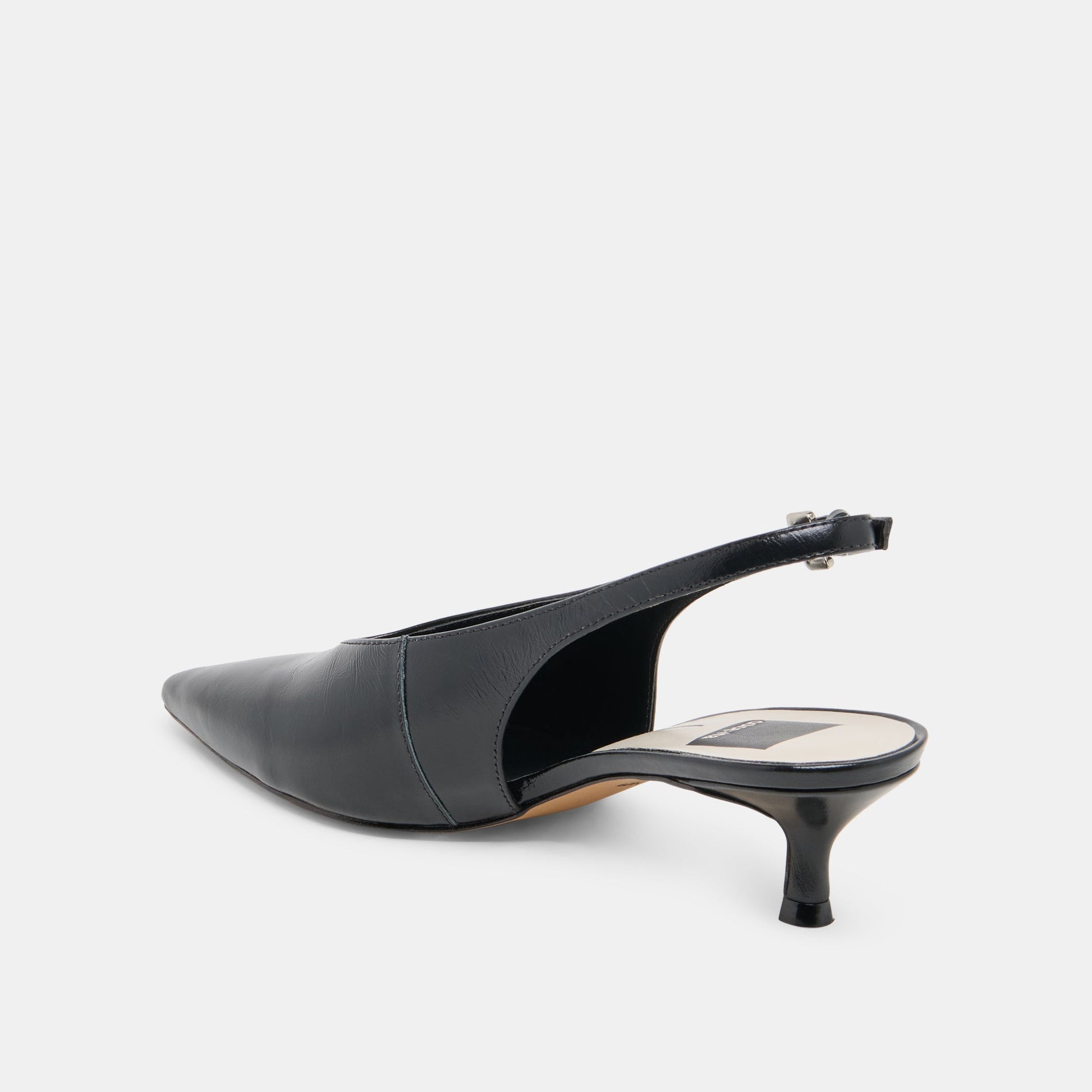 ALENNA HEELS MIDNIGHT CRINKLE PATENT - Dolce Vita