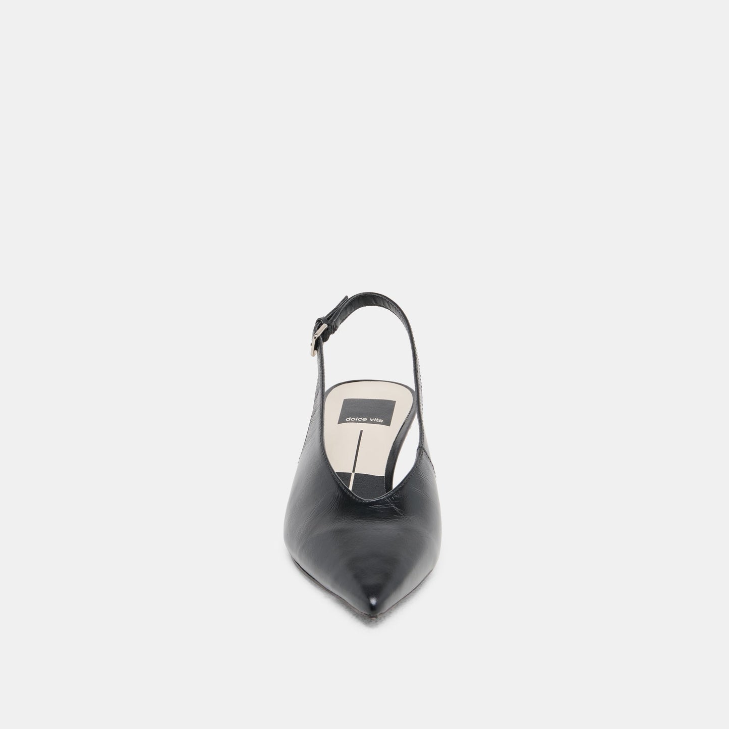 ALENNA HEELS MIDNIGHT CRINKLE PATENT - Dolce Vita