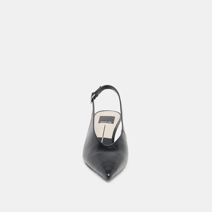 ALENNA HEELS MIDNIGHT CRINKLE PATENT - Dolce Vita