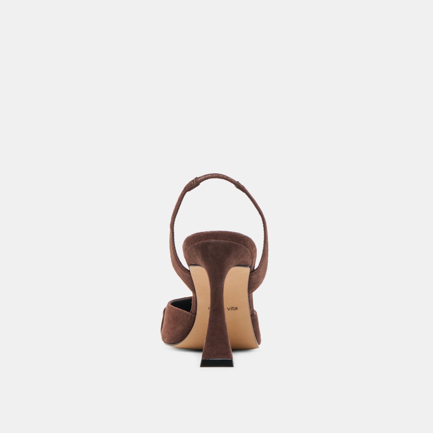 Malik Mahogany Nubuck Heels - Dolce Vita